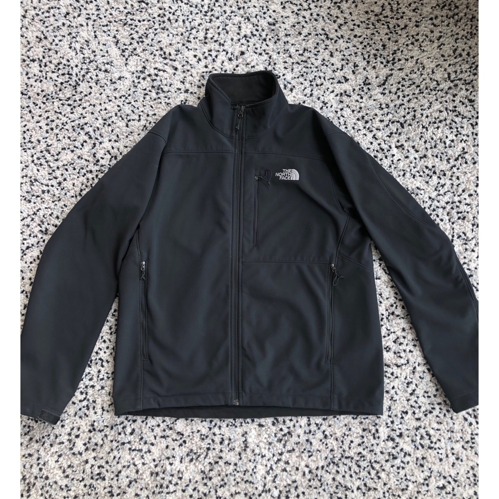 The north face zip up jacket